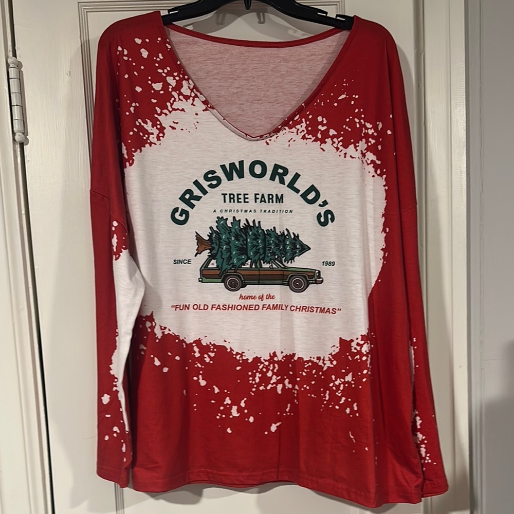 Red Griswold's Tree Farm Christmas Sweater